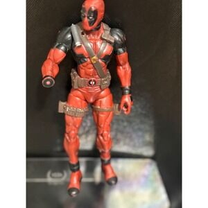 Marvel Legends Deadpool Action Figure Red Black Missing Hand Loose For Parts